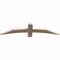Ekena Millwork Bellingham Smooth Timber Gable Bracket, Douglas Fir, 48"W x 12"H x 1 1/2"D x 3 1/2"F, 6/12 Pitch GBW048X12X0204BEL00SDF - alternate 4